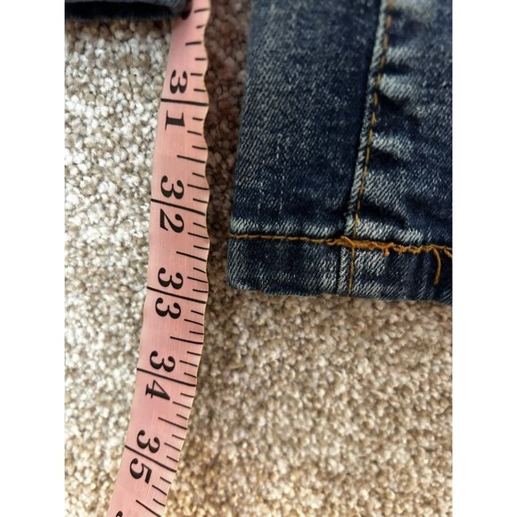 AHP Another Hype Piece Men's Mid Rise Light Wash Denim Patchwork Jeans Sz 38X33 - Picture 6 of 7